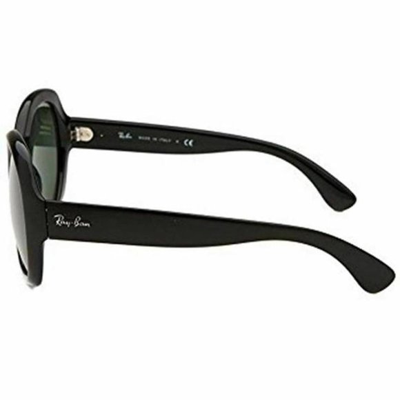 Ray-Ban RB4191 601/71 Highstreet Black w/Green Classic Lens Sunglasses - Picture 2 of 4